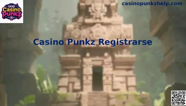Interfaz de registro de Casino Punkz en México